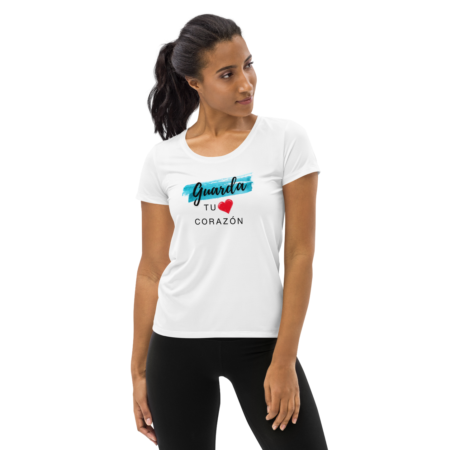 Camiseta deportiva "Guarda tu Corazón"
