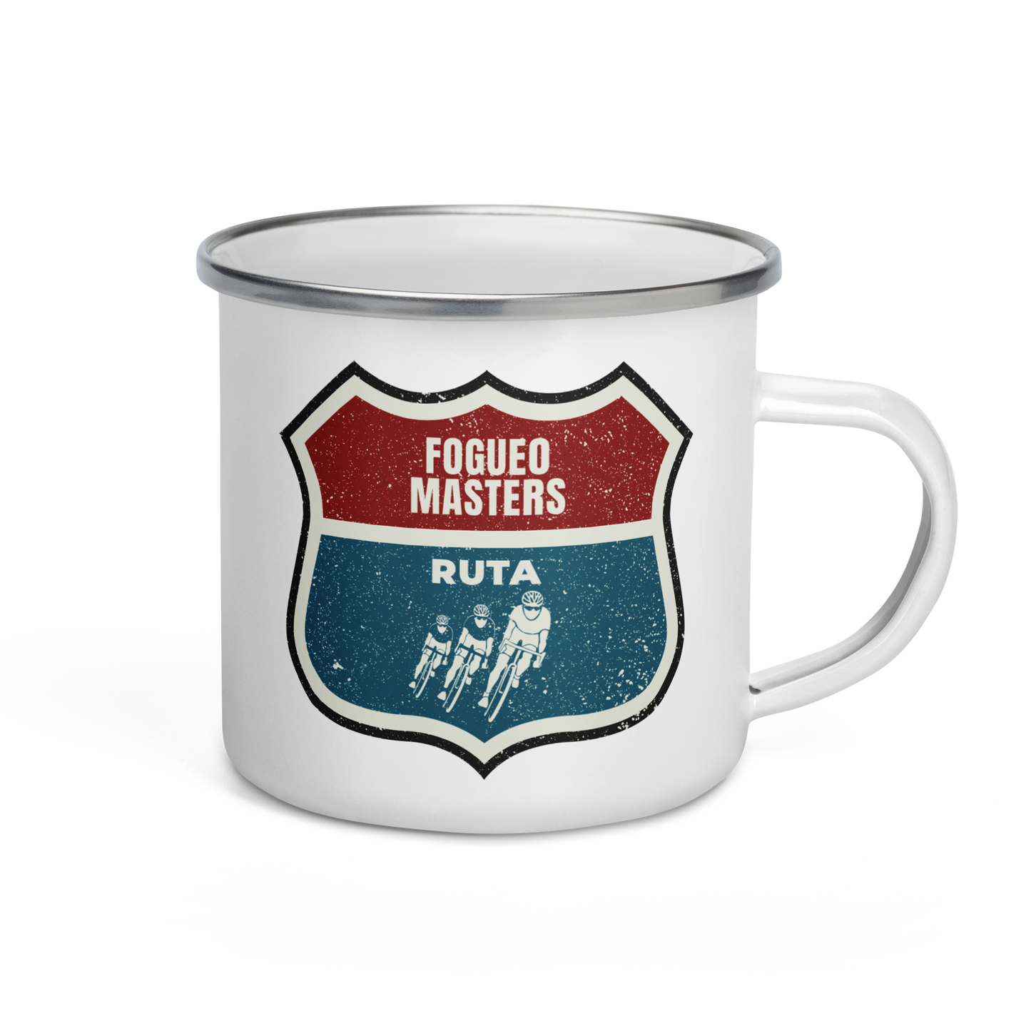 Taza Esmaltada Maestro Fogueo: Disfruta la Ruta con Estilo