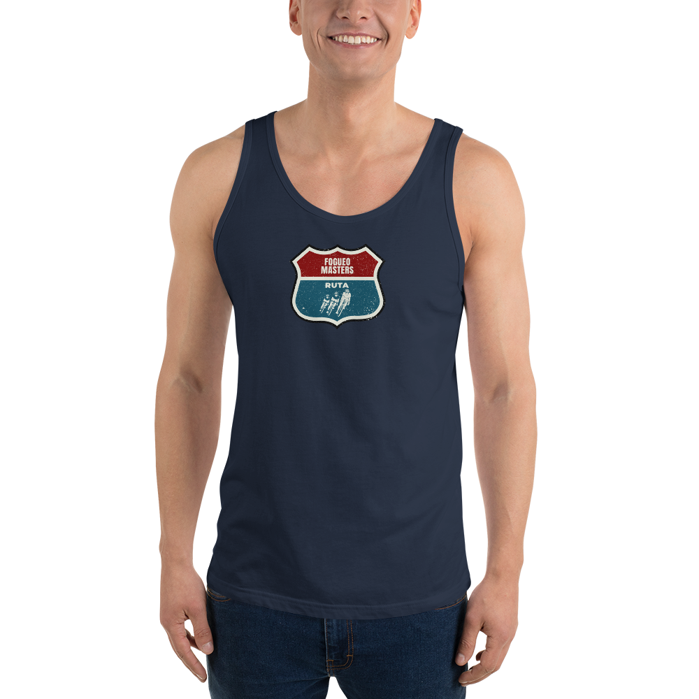 Camiseta de tirantes para hombre, Fogueo Ruta Masters
