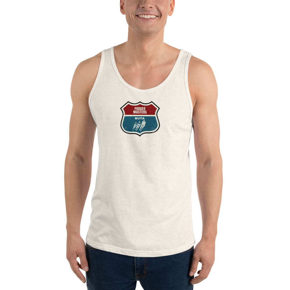 Camiseta de tirantes para hombre, Fogueo Ruta Masters