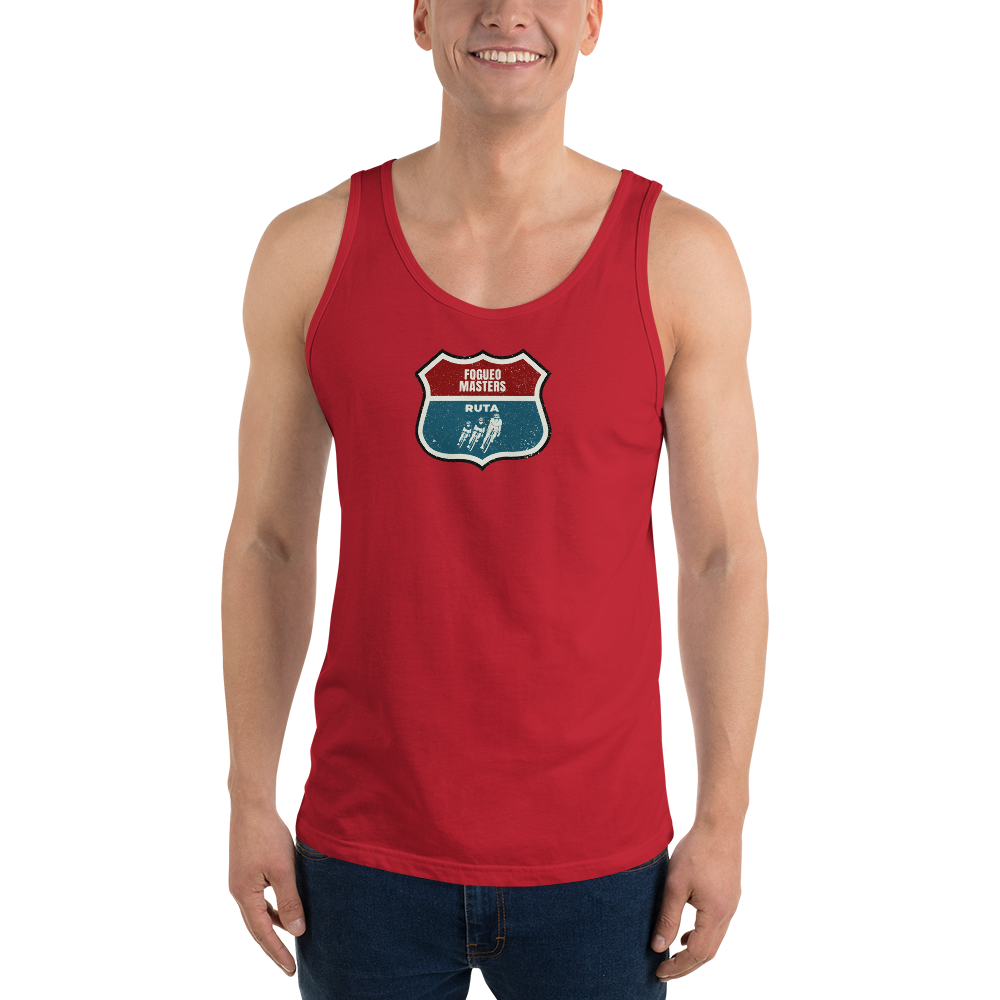 Camiseta de tirantes para hombre, Fogueo Ruta Masters