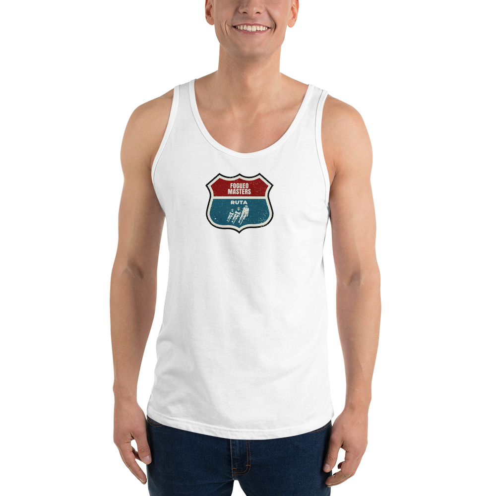 Camiseta de tirantes para hombre, Fogueo Ruta Masters