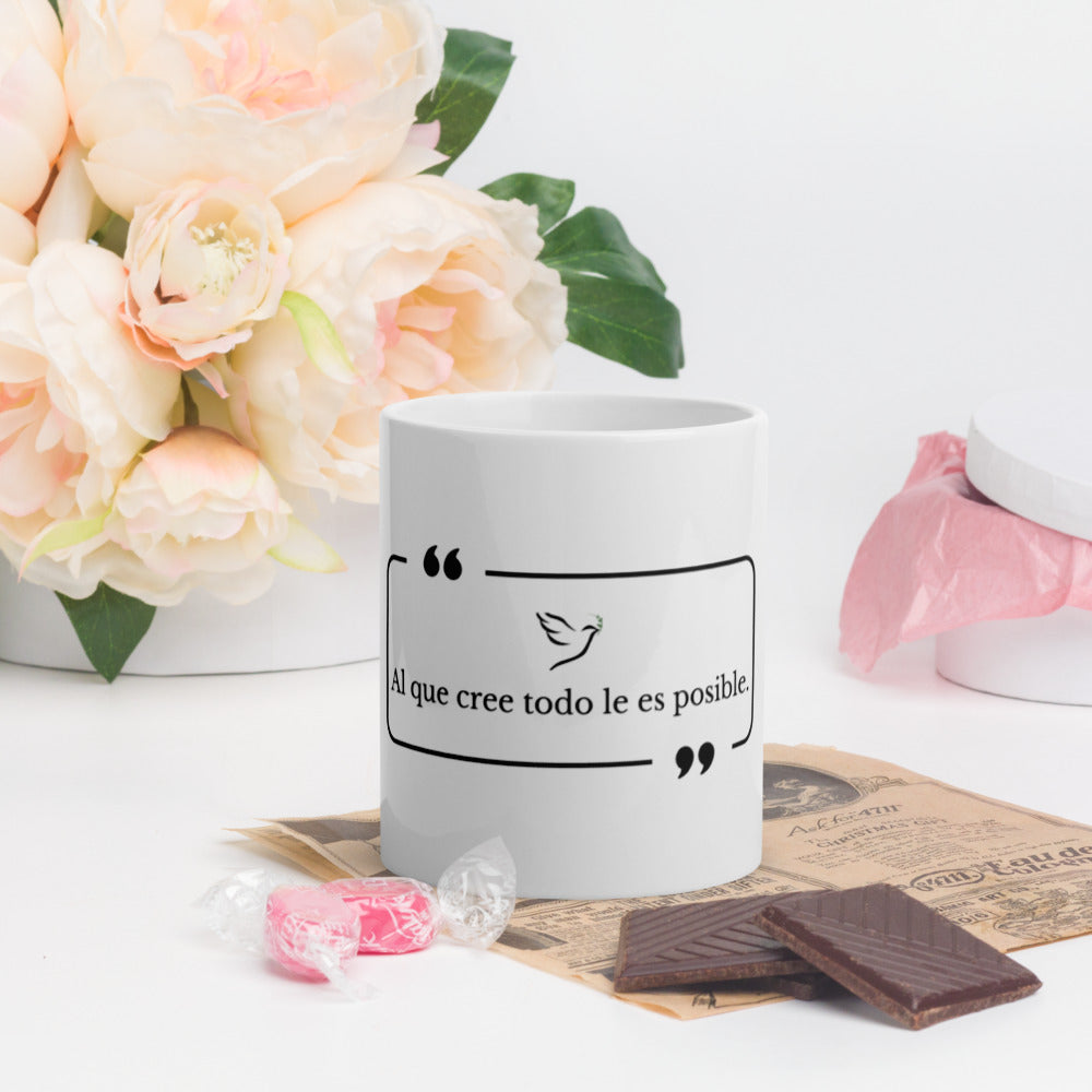 Cup. Who believes everything is possible.