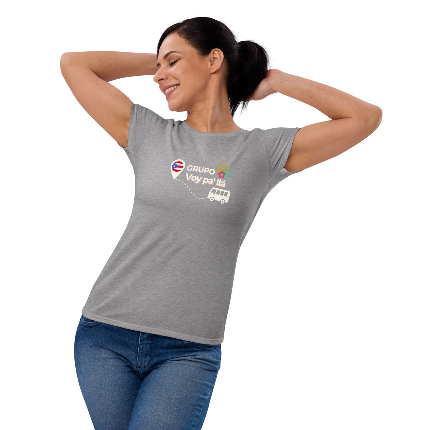 Camiseta 'Voy pa' llá': Comodidad y Estilo para Mujeres Ecológicas
