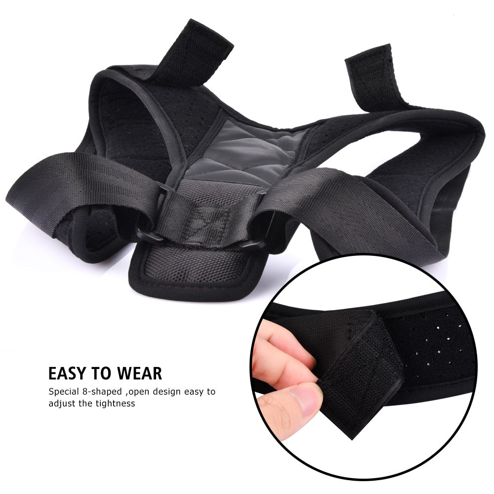 Adjustable back clavicle posture corrector