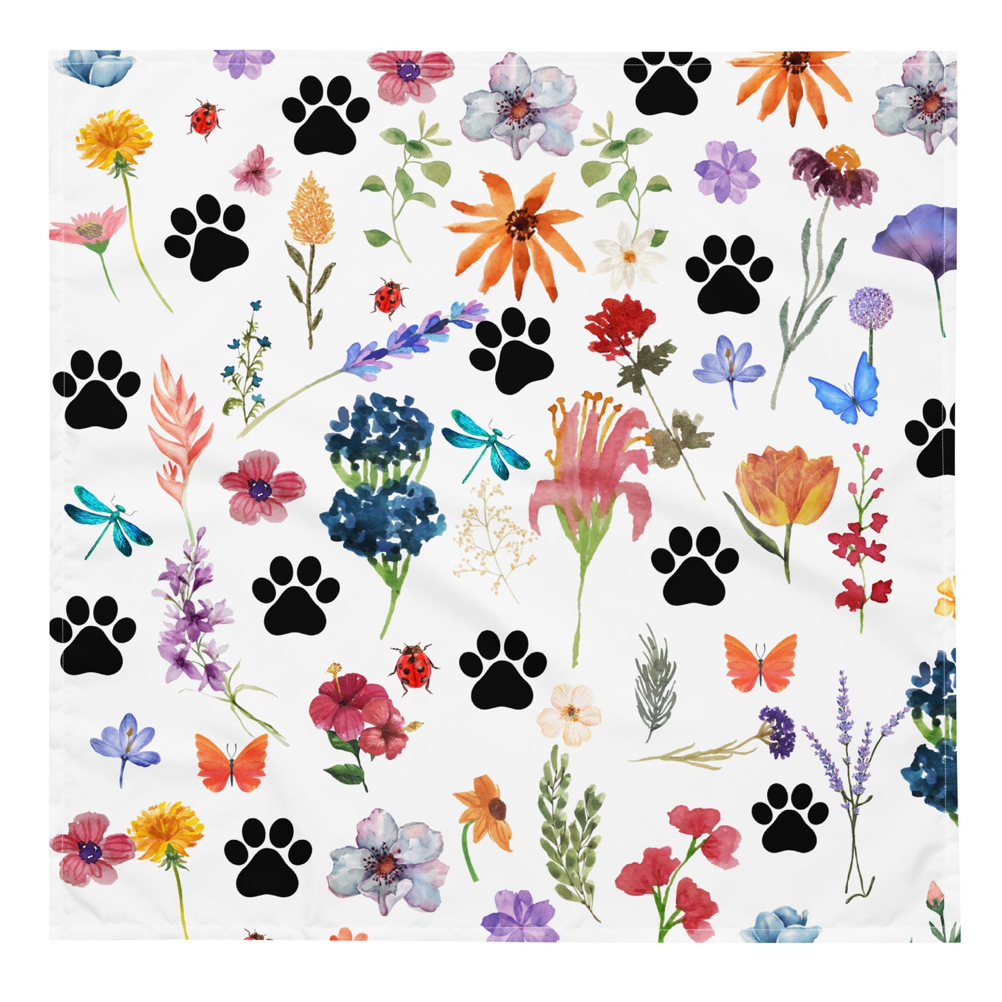 Panuelo Floral Silvestre: Un Toque de Naturaleza para Tu Perro