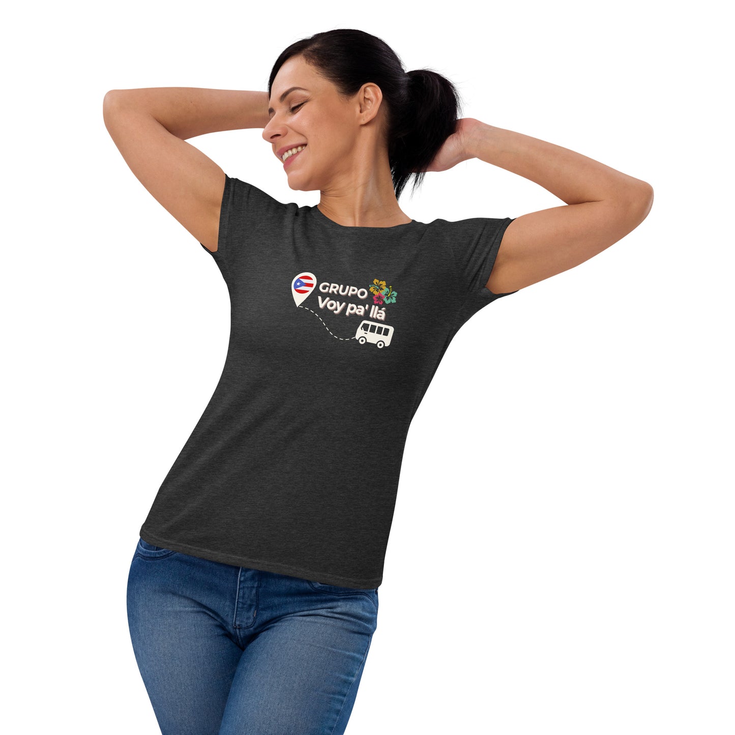 Camiseta 'Voy pa' llá': Comodidad y Estilo para Mujeres Ecológicas